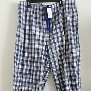 NEW men's loungewear 2 XB plaid pajamas